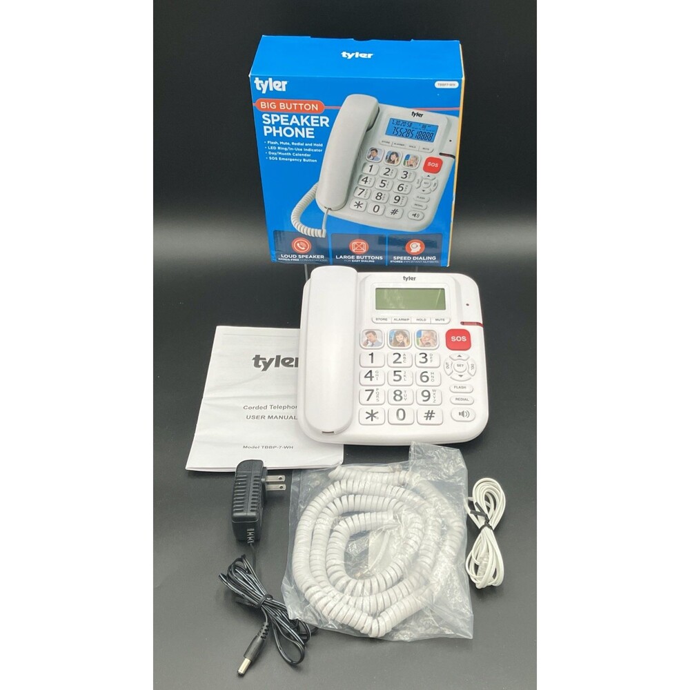 Tyler Big Button Speaker Phone Pre-Owned Complete With Box Works